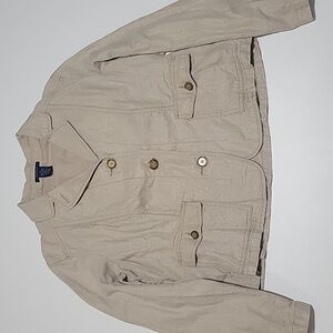 Westbound Light Tan with Golden Highlights Structured Women's Blazer